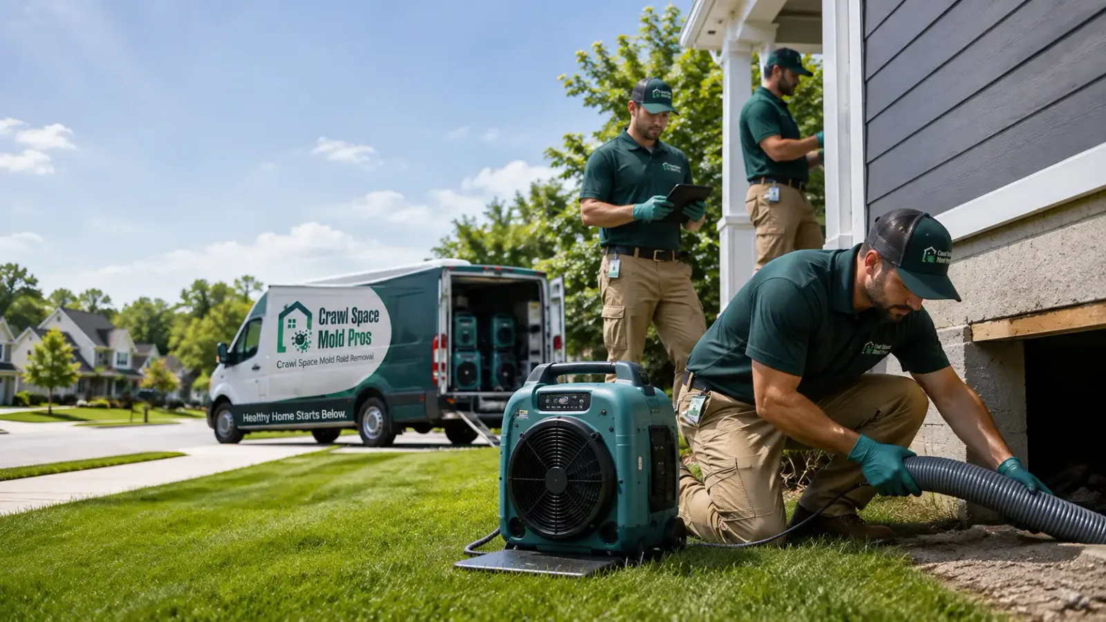 Crawl Space Mold Removal in Otis, KS